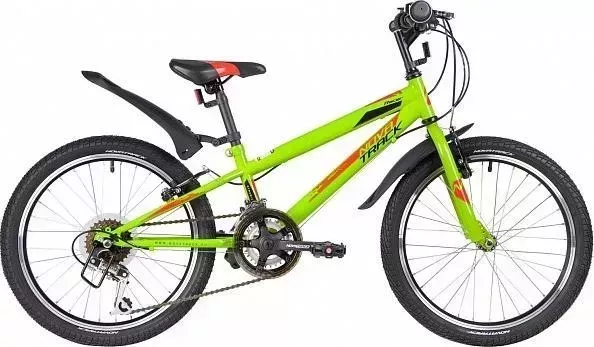 Велосипед NOVATRACK для подростков 20 RACER зеленый (20SH12V.RACER.GN20)