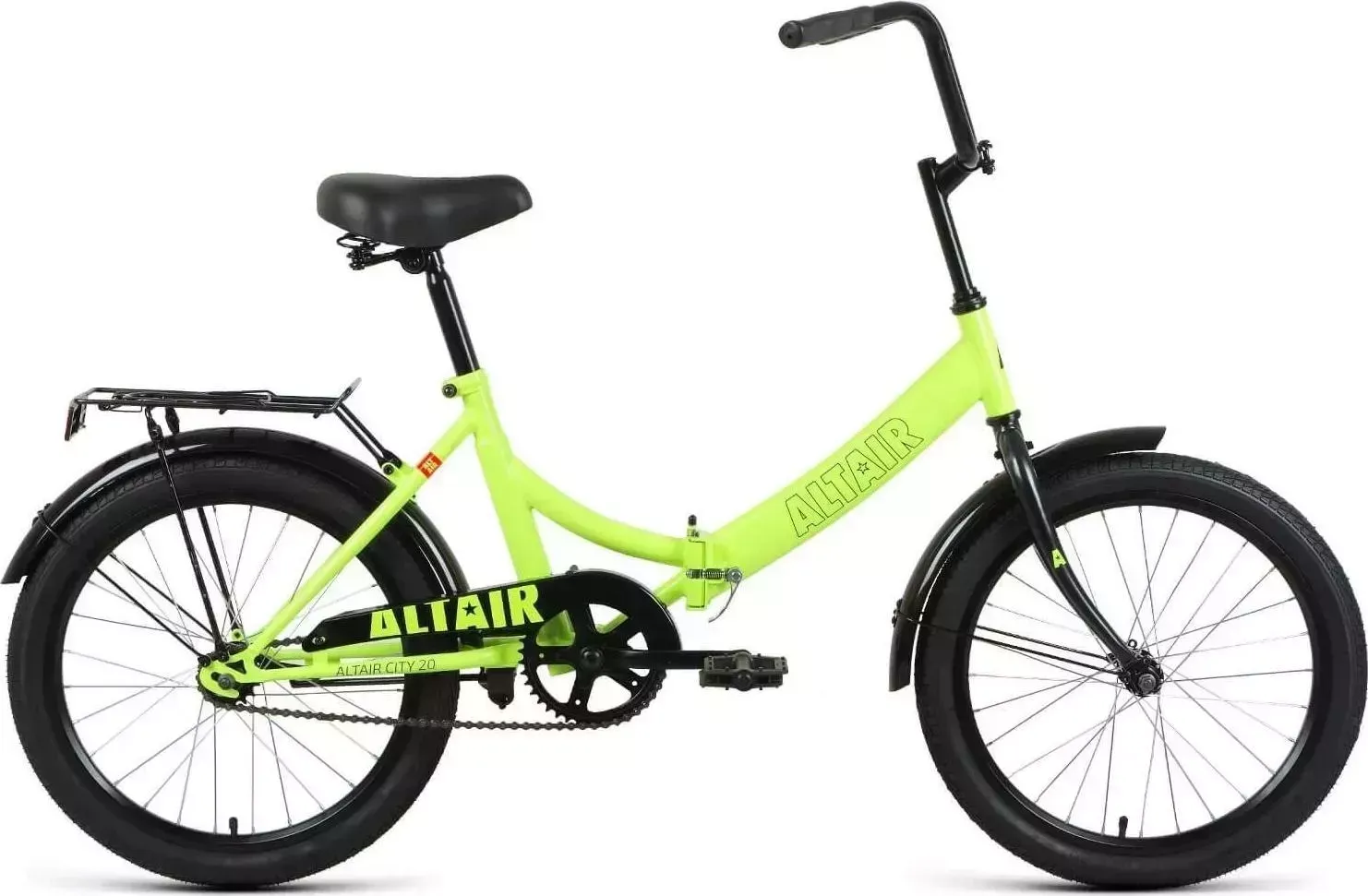 ALTAIR ALTAIR CITY 20 (20" 1 ск. рост. 14") 2022, ярко-зеленый/черный, RBK22AL20004