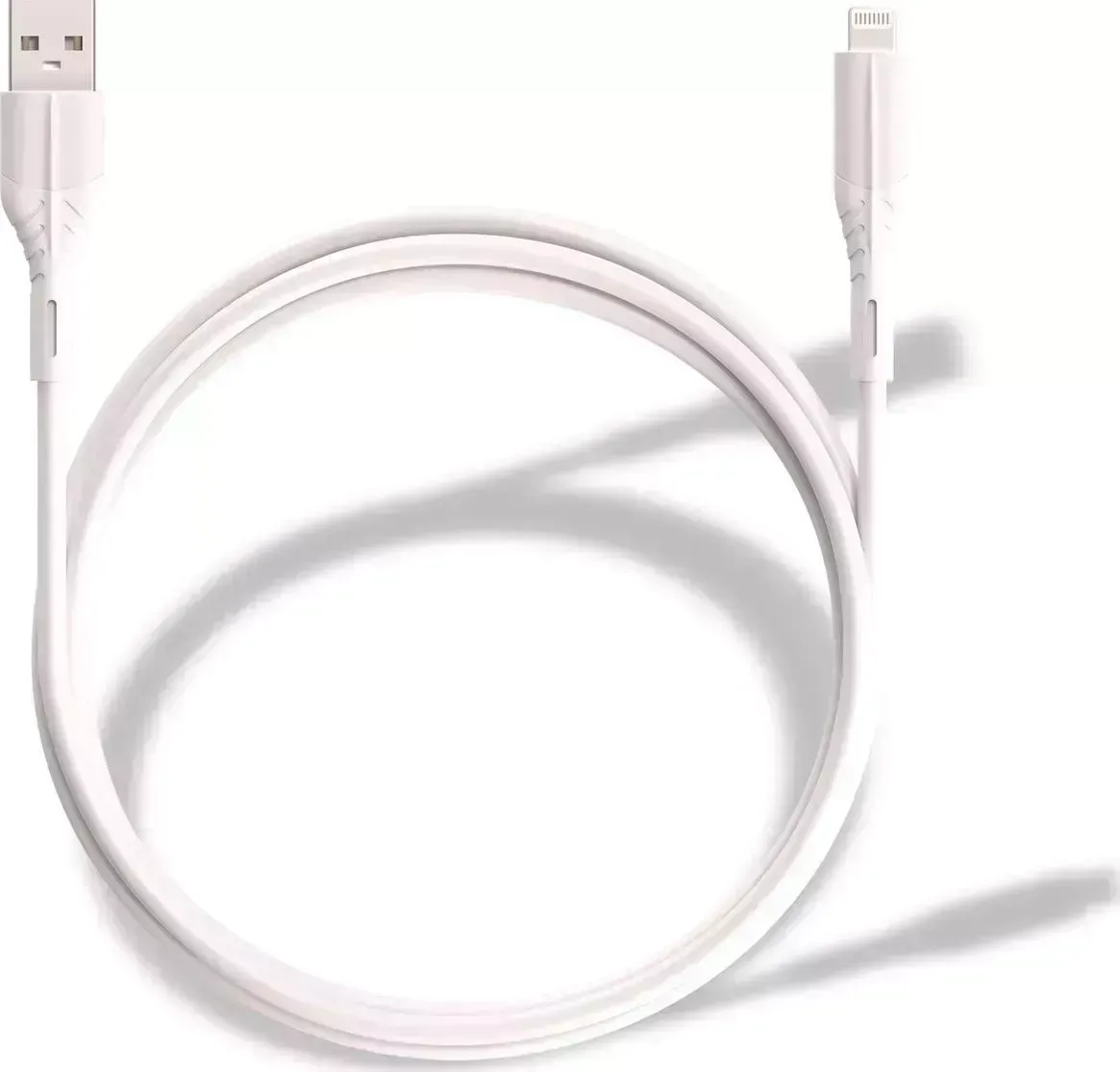 Кабель WIIIX CB-421-U8(1.0)-W белый (00-00003777)
