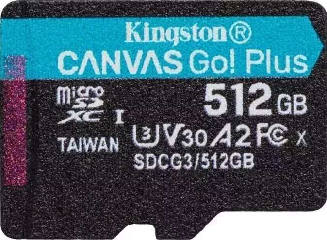 Карта памяти KINGSTON Canvas Go Plus microSDXC 512Gb SDCG3/512GBSP