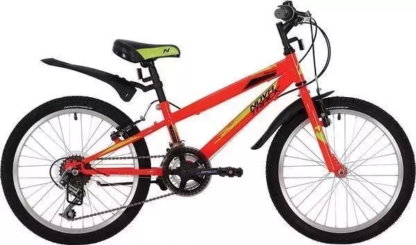 Велосипед NOVATRACK для подростков RACER 20, красный (20SH12V.RACER.RD20) (2020)