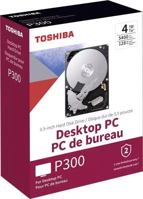Жесткий диск TOSHIBA P300 SATA-III/4Tb/5400rpm/3.5 (HDWD240EZSTA)
