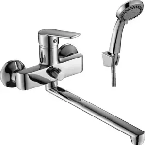 Смеситель для ванны Decoroom с поворотным изливом 300мм (DR38043) с