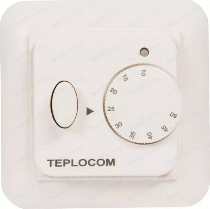 Встраиваемый термостат для электрического теплого пола Teplocom TSF-220/16A (919)