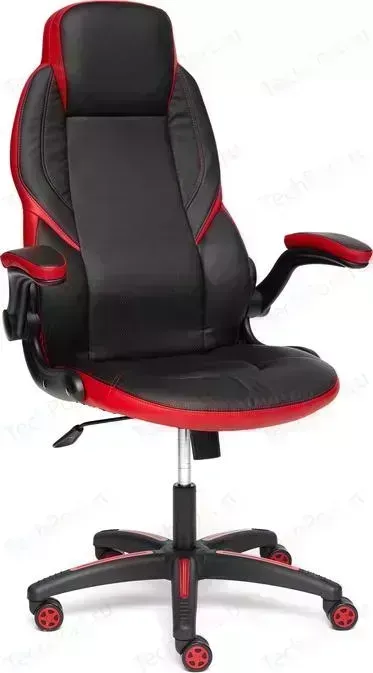 Кресло офисное TetChair BAZUKA кож/зам черный/красный 36-6/36-6/06/36-161A