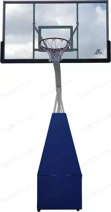 Баскетбольная мобильная стойка DFC STAND72G PRO 180x105 см стекло 12мм