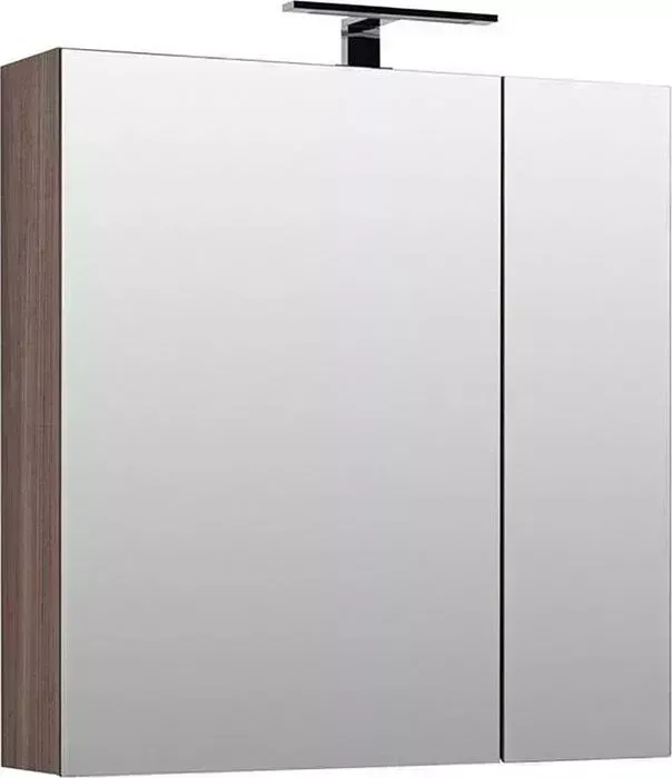 Зеркальный шкаф AQUANET Нью-Йорк 85 орех (203954)