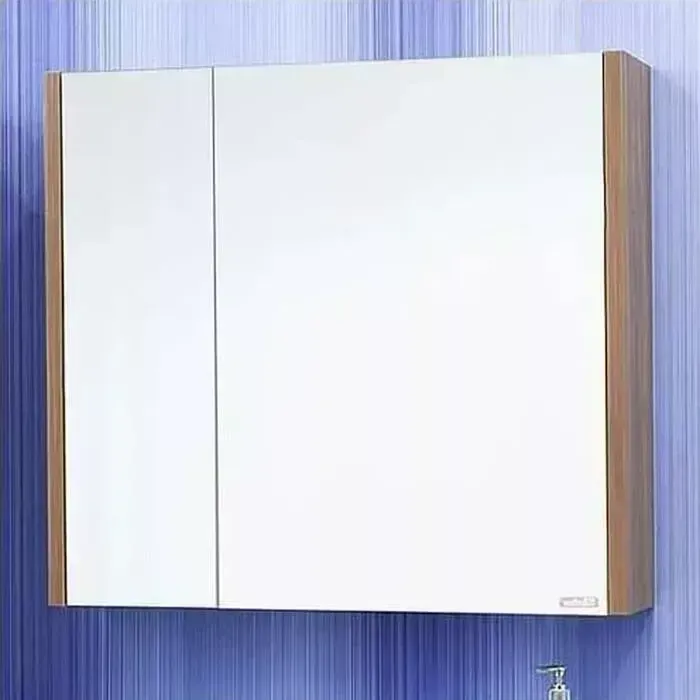 Зеркальный шкаф Sanflor Ларго 80 швейцарский вяз, правый (H0000000019)