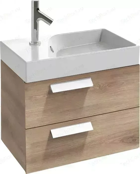Тумба под раковину JACOB DELAFON Rythmik 59,5x36x42,4 см, квебекский дуб (EB1300-E10)