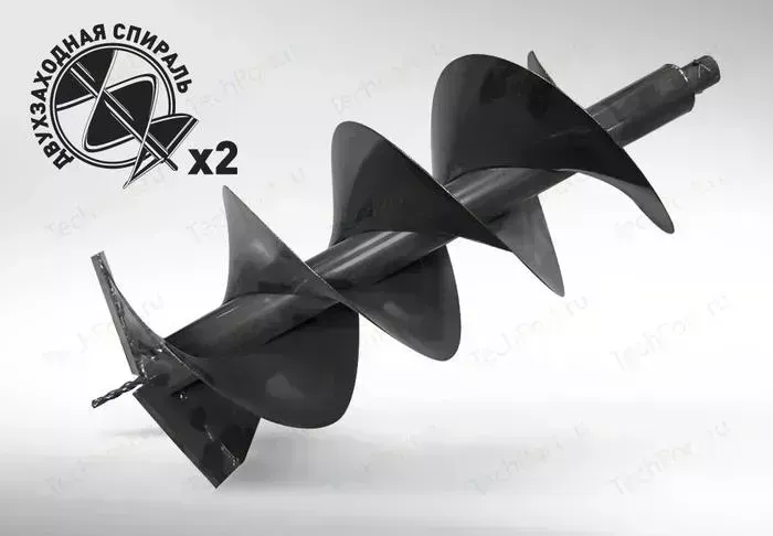 Бур Carver почвенный двухзаходный 300х800мм, 20мм GDB-300/2 (01.003.00053)