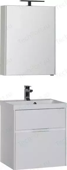 Мебель для ванной AQUANET Латина 60 два ящика, белый
