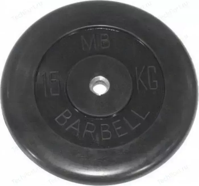 Диск обрезиненный Barbell 51 мм 15 кг