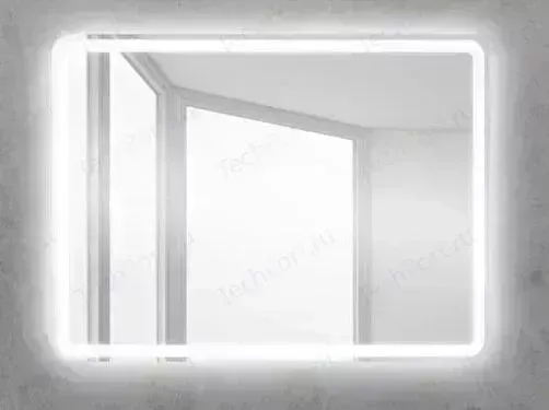 Зеркало BELBANGO Spc 90 с подсветкой (SPC-MAR-900-600-LED-BTN)
