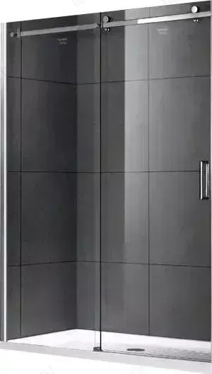 Душевая дверь GEMY Modern Gent 120 прозрачная, хром (S25191C)