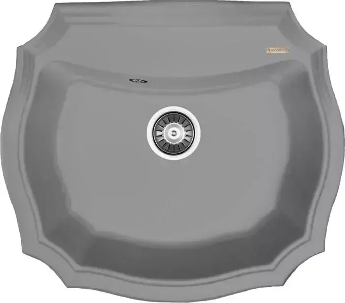 Мойка кухонная FLORENTINA Эмилия 640 грей FSm (20.355.D0640.305)