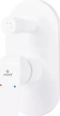 Смеситель для ванны KAISER Glory встраиваемый, белый White (69277)