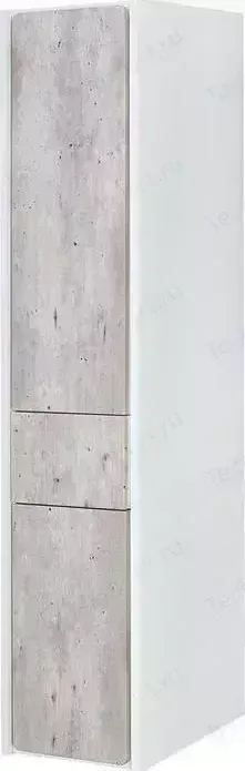 Пенал ROCA Ronda левый, бетон/белый матовый (ZRU9303005)