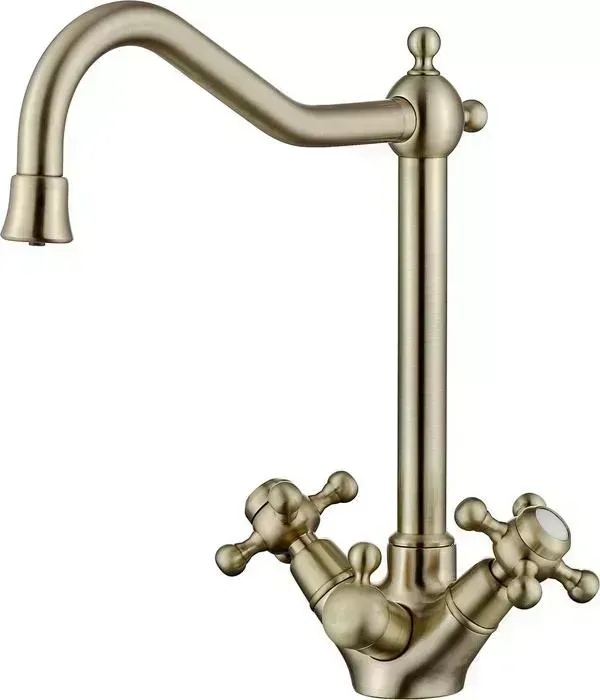 Смеситель для кухни KAISER Carlson Style под фильтр, Bronze бронза (44333-1)