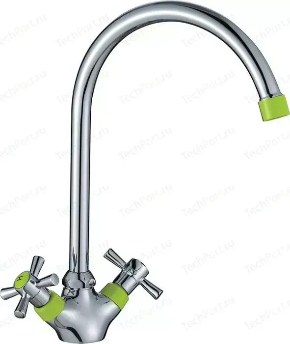 Смеситель для кухни Decoroom зеленый (DR46028-Green)