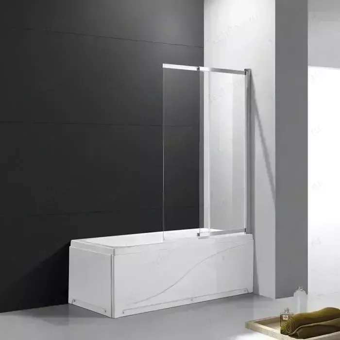 Душевая шторка на ванну CEZARES Slider VF-11 прозрачная, хром (SLIDER-VF-11-100/150-C-Cr)