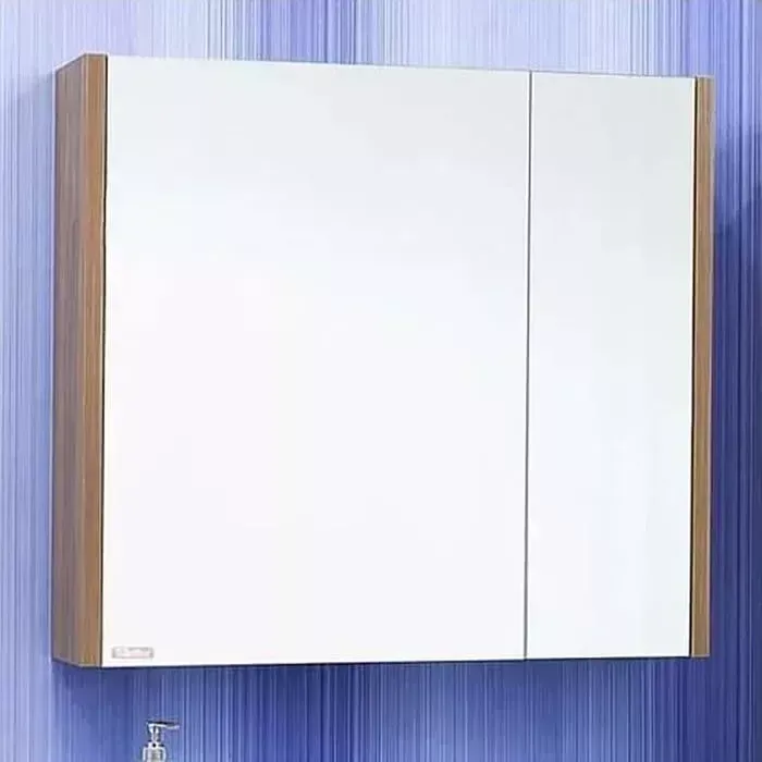 Зеркальный шкаф Sanflor Ларго 75 швейцарский вяз, левый (H0000000043)