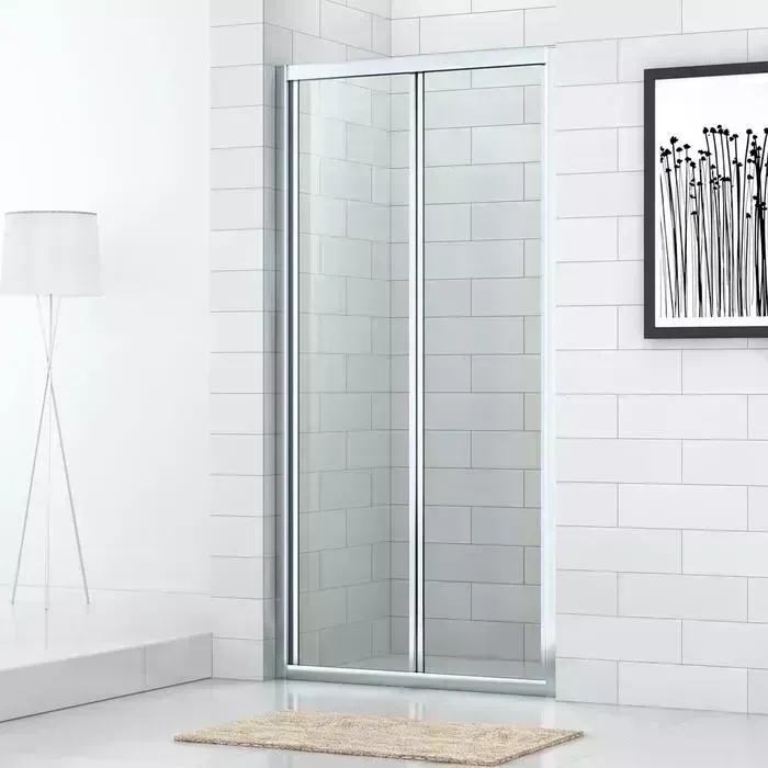 Душевая дверь CEZARES Eco O-BS 80 прозрачная, хром (Eco-O-BS-80-C-Cr)