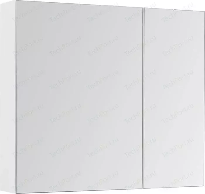 Зеркальный шкаф AQUANET Йорк 100 белый (202090)