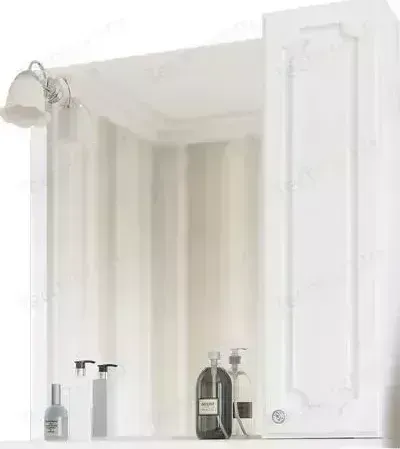 Зеркальный шкаф Sanflor Ксения 70 белый, правый (H0000000118)