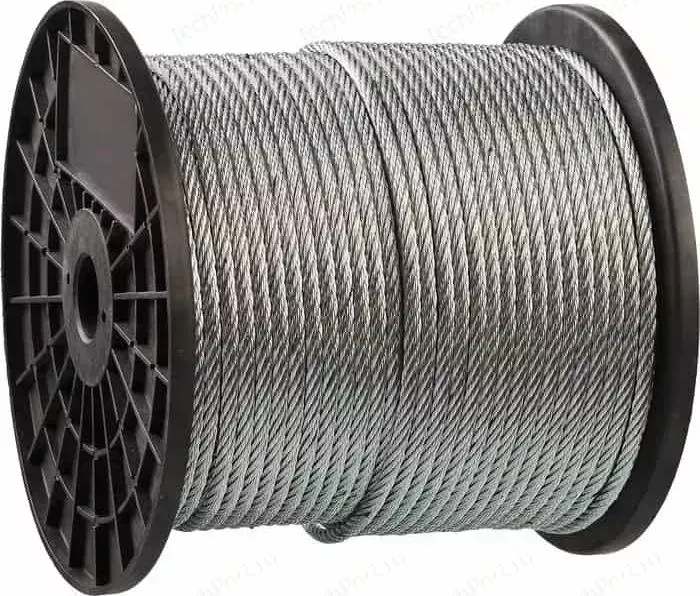 Трос стальной ЗУБР DIN 3055 d 3 мм L 200м Профессионал (4-304110-03)