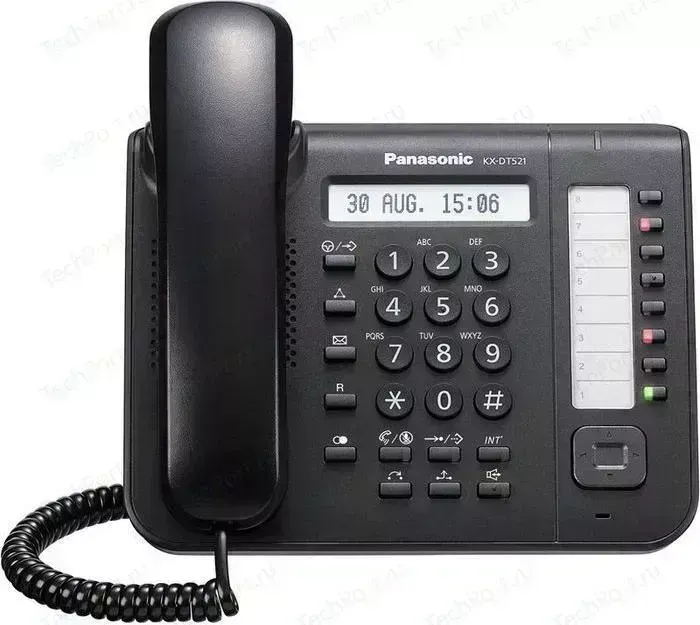Системный телефон PANASONIC KX-DT521RUB