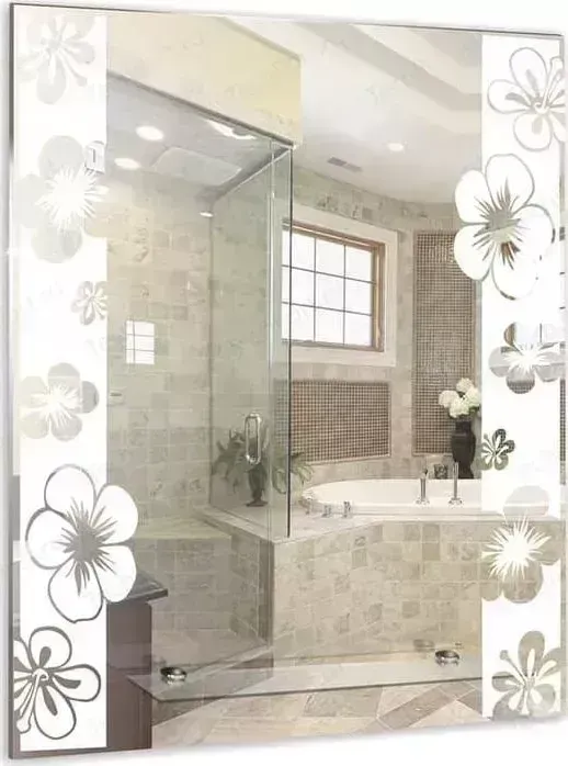 Зеркало Mixline Флора 535х685 с полкой (4620001981076)