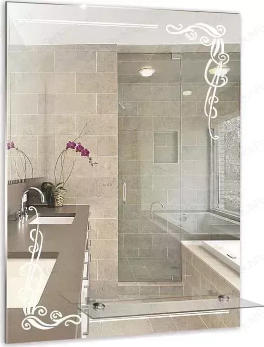 Зеркало Mixline Винтаж 490х680 с полкой (4620001980284)