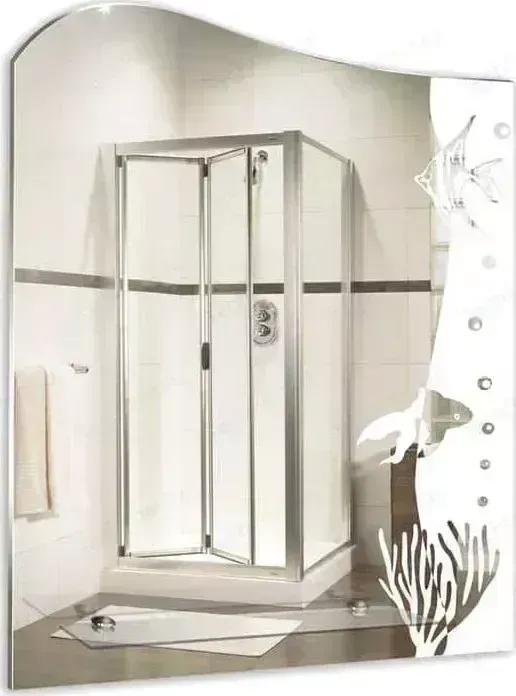 Зеркало Mixline Лагуна 535х670 с полкой (4620001981656)