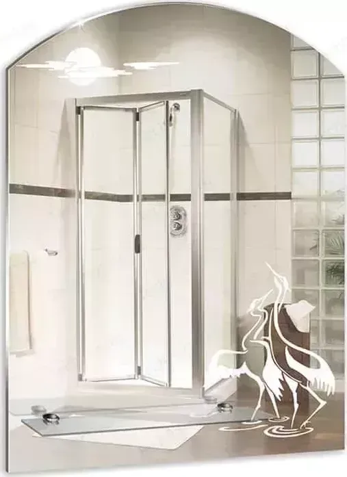 Зеркало Mixline Танец 535х670 с полкой (4620001982066)