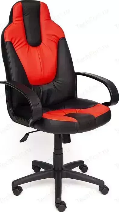 Кресло офисное TetChair NEO (1) кож/зам, черный/красный, 36-6/36-161