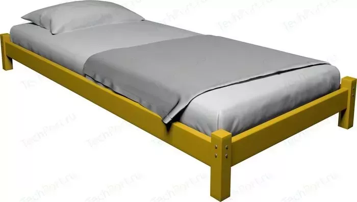Кровать Anderson Ида желтая - 80x190