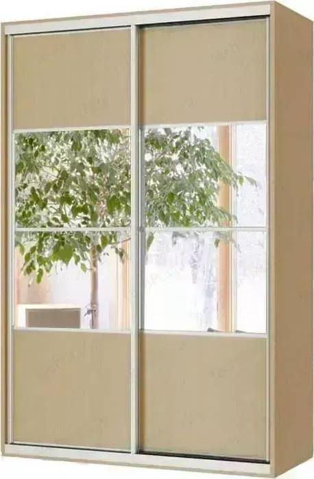 Шкаф-купе ГАММА Премиум-33 150х45 вяз с зеркалом