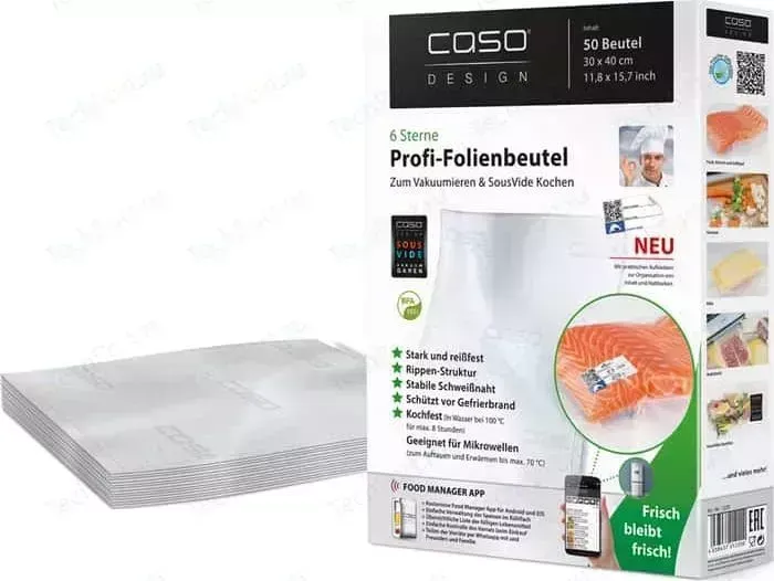 Пакеты для вакуумного упаковщика CASO VC 30*40