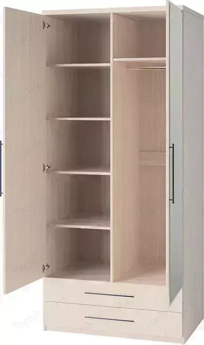 Шкаф ГАММА распашной Мелодия 110х45