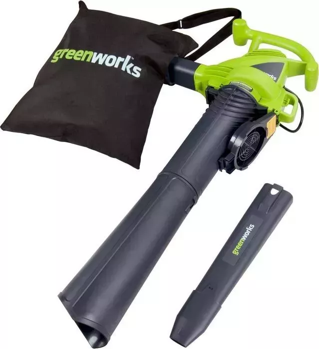 Садовый пылесос-воздуходувка GreenWorks GBV2800 (24077 / 2402707)