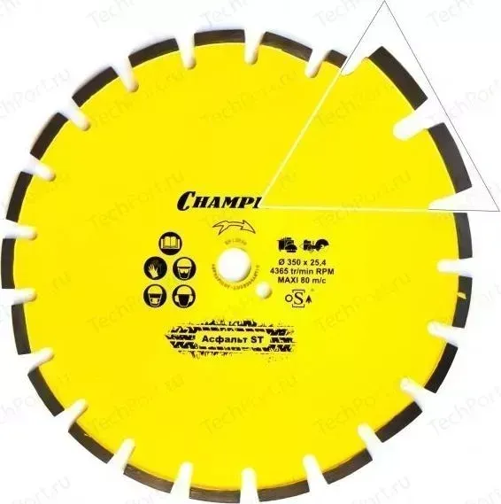 Диск алмазный CHAMPION 500х25.4 Asphafight (C1625)