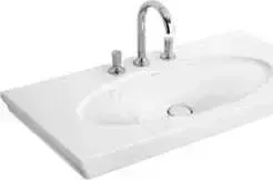 Раковина Villeroy Boch La belle plus 100x49 см с керамической вставкой без перелива (6124 11R1)