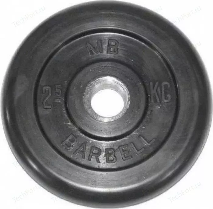 Диск обрезиненный Barbell 51 мм 2.5 кг
