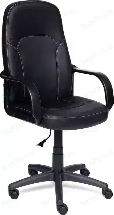 Кресло офисное TetChair PARMA кож/зам, черный, 36-6