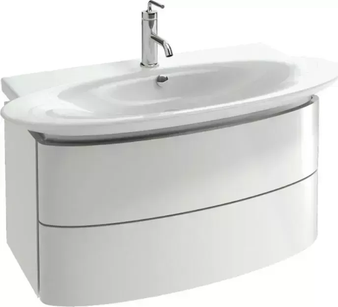 Тумба под раковину JACOB DELAFON Presquile 83x45x45,2 см, белый блестящий (EB1104-G1C)