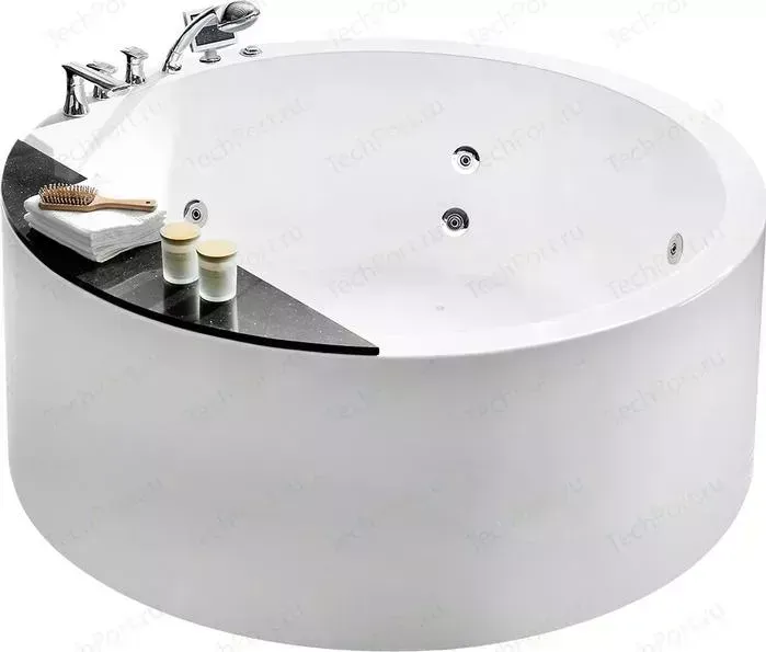 Акриловая ванна GEMY 150x150 с гидромассажем (G9230 K)