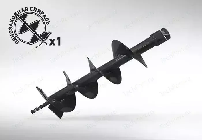 Бур Carver почвенный однозаходный 150х800мм, 20мм GDB-150 (01.003.00046)