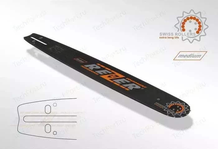 Шина пильная Rezer 505 L 8 G 20" 50см 1,5мм 3/8" на 76 звеньев