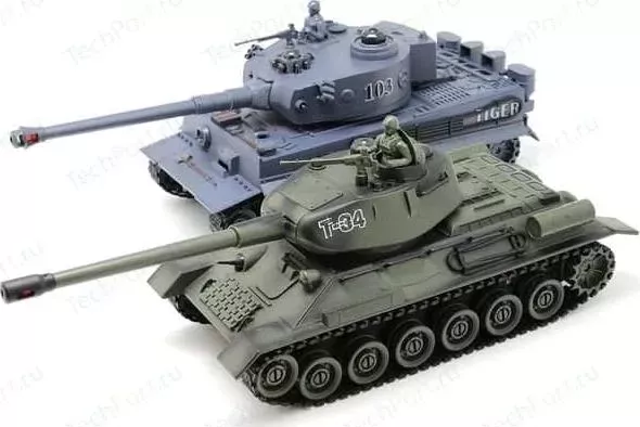 Радиоуправляемый танк MYX овый бой T34 Tiger масштаб 1:28 27, 40 МГц