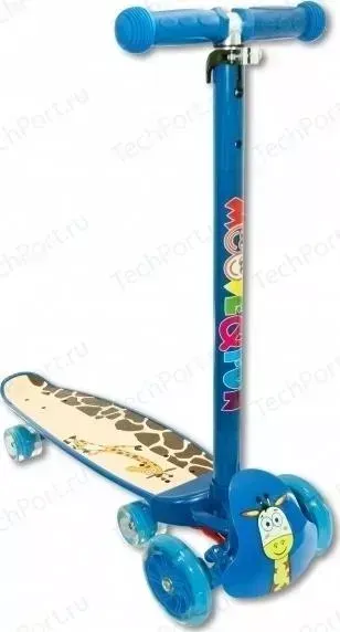 Самокат Moove&amp;amp;Fun MooveFun HYBRID, синий